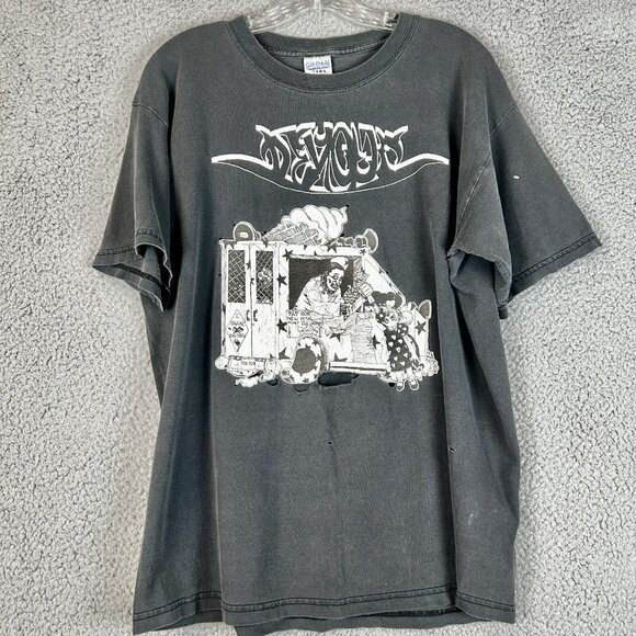 DEVOUR Brutal Death Metal 90s T Shirt Large "Ice Cream Man Will Take  your child - Picture 1 of 6